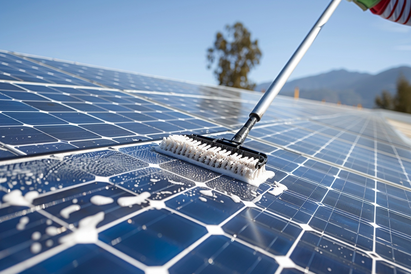 Nettoyage panneaux photovoltaïque
