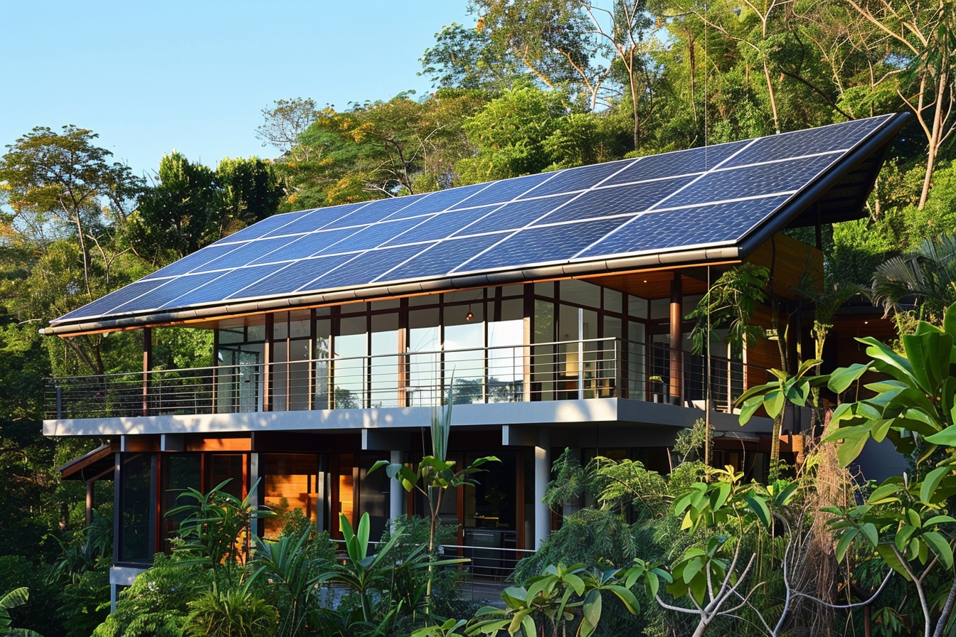 Panneaux solaire maison autonome