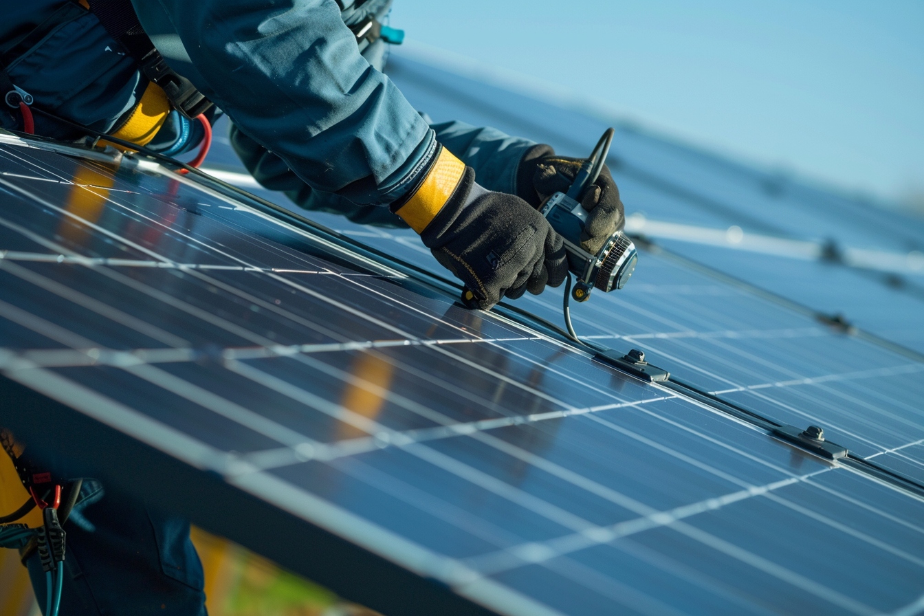 Raccordement panneaux photovoltaïque
