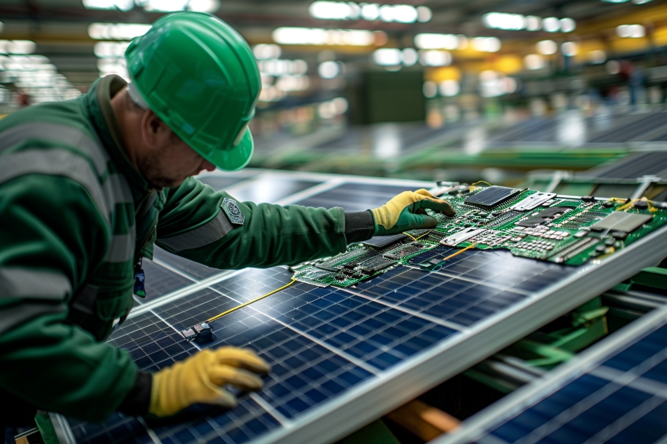 Recyclage panneaux photovoltaique